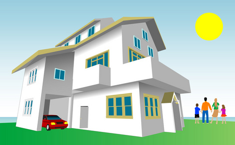 房子變暖概念 從抽象漫畫到建筑設(shè)計(jì)的啟示